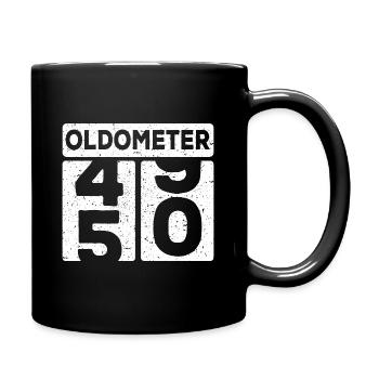 50th birthday 50 years funny 50th birthday - Full Colour Mug - black - Right