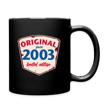 2003 Blechschild- limeted edition - Vintage - Tasse einfarbig - Schwarz - Rechts