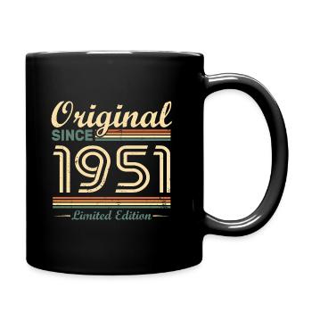 Original 1951 Vintage cadeau d'Anniversaire Rétro - Mug uni - noir - Droite