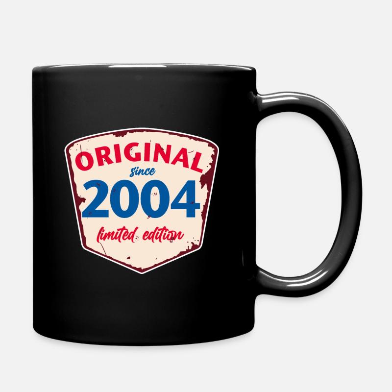2004 Blechschild - limeted edition - Vintage - Tasse einfarbig - Schwarz
