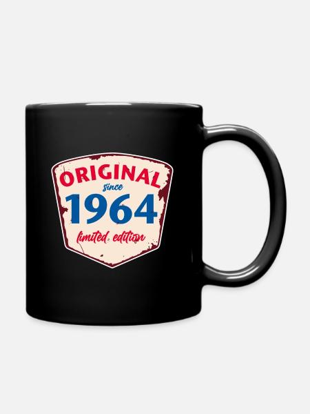 1964 Blechschild - limeted edition - Vintage - Full Colour Mug - black