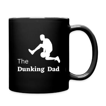 The Dunking Dad Vatertag Basketball 2023 - Tasse einfarbig - Schwarz - Rechts