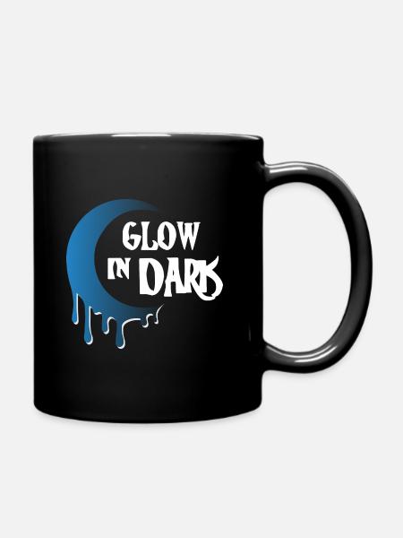Glow in Dark - Full Colour Mug - black