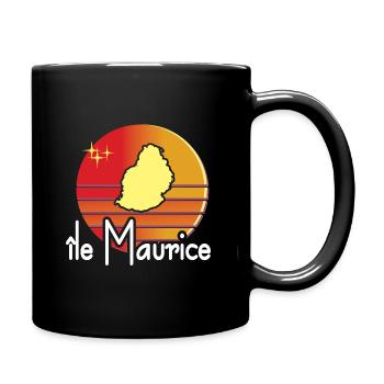 belle idée cadeau souvenir de l'île Maurice - Mug uni - noir - Droite