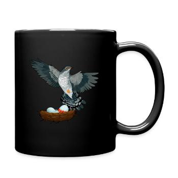 Coucou Œuf Surprise - Mug uni - noir - Droite