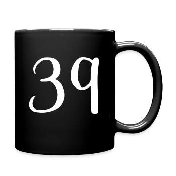 39 - Tasse einfarbig - Schwarz - Rechts
