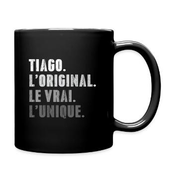 Tiago L'original Le Vrai L'unique - Mug uni - noir - Droite