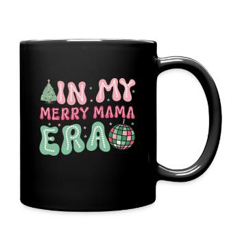 Dans ma joyeuse époque maman Noël Mères Parents - Mug uni - noir - Droite
