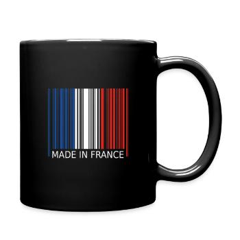 Frankreich Barcode Made in France - Full Colour Mug - black - Right