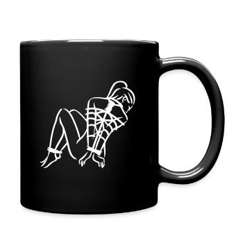 Fesselspiele - Tasse einfarbig - Schwarz - Rechts