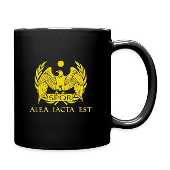 Alea iacta est Rome Roma SPQR - Mug uni - noir - Droite