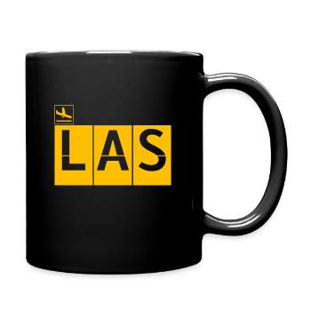 Las Vegas LAS - Full Colour Mug - black - Right