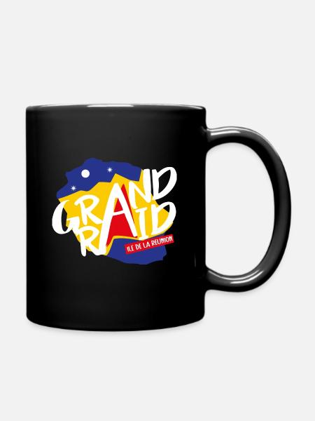 Grand Raid Ile de la Réunion Trekking ultra-trail - Mug uni - noir