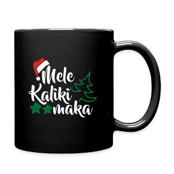 Noël Mele Kalikimaka - Mug uni - noir - Droite