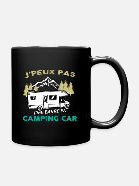 Camping-car camping-cariste - Mug uni - noir
