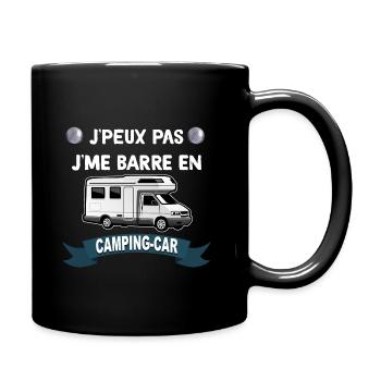 Camping camping-car et randonnée - Mug uni - noir - Droite