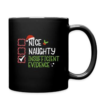 Christmas Xmas Saying Humor Funny Funny - Full Colour Mug - black - Right
