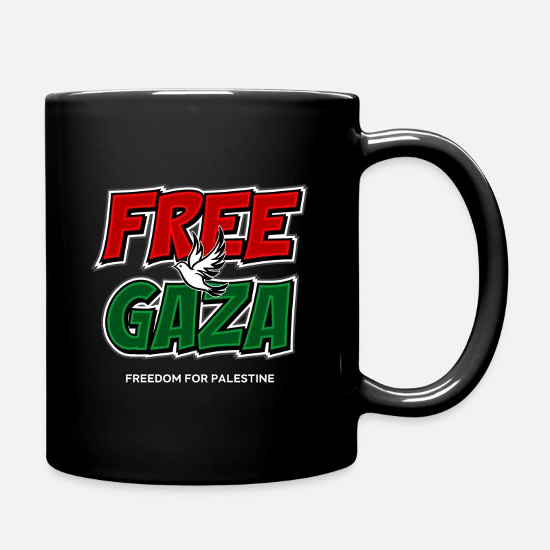 Free Gaza - Full Colour Mug - black