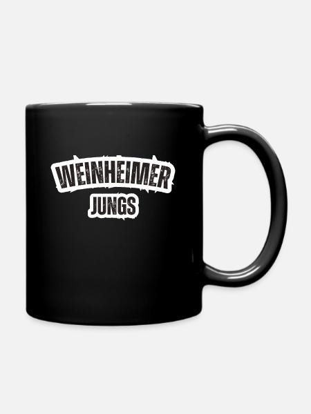 Weinheimer Jungs - Tasse einfarbig - Schwarz