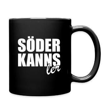 Söder kanns - Kanzler - Kanzlerkandidat - Tasse einfarbig - Schwarz - Rechts