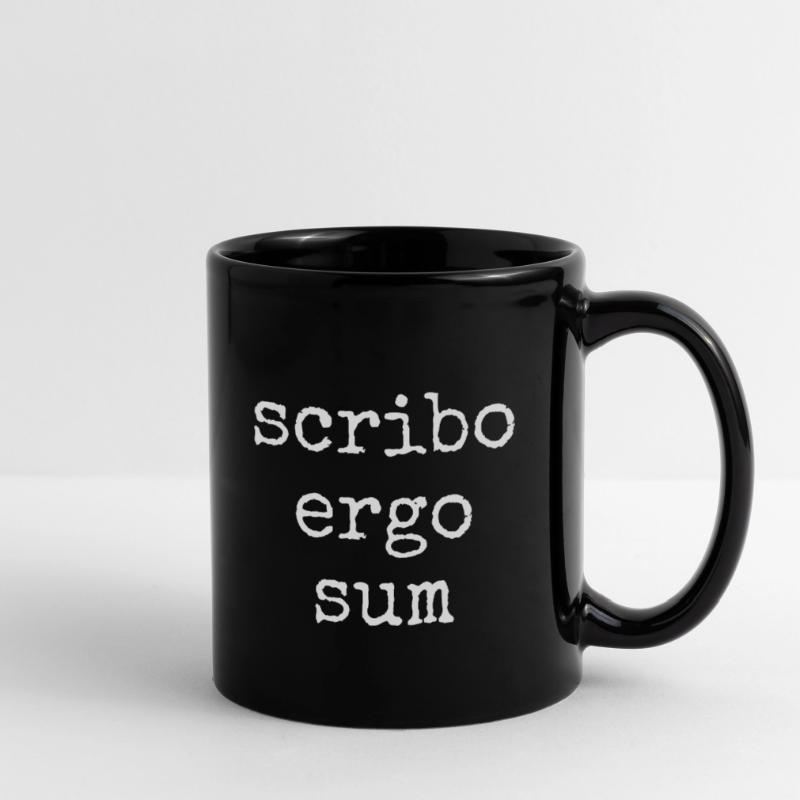 scribo ergo sum - I write, therefore I am Full Colour Mug