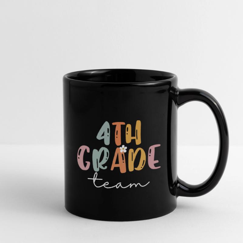 Team 4th Grade Squad Elementary School Tasse einfarbig