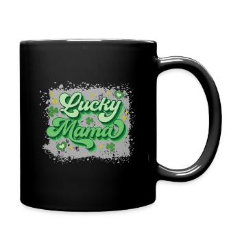 Fête de la Saint-Patrick Maman heureuse - Mug uni - noir - Droite