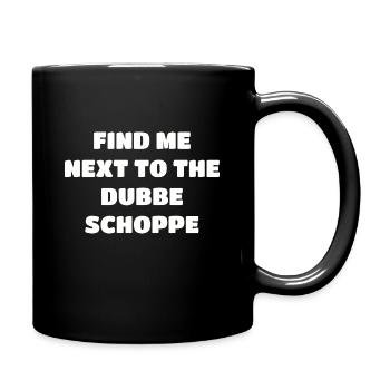 Schorle Riesling Pfalz Mundart Woi Dubbe Schoppe - Tasse einfarbig - Schwarz - Rechts