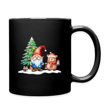 Imp Mats with his teddy bear - Full Colour Mug - black - Right