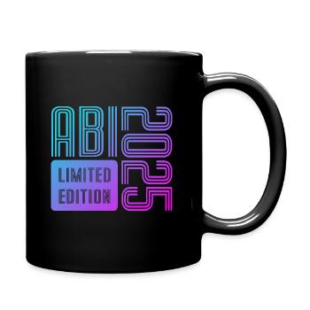 Abi 2025 - Limited Edition - Abitur - Spruch - Tasse einfarbig - Schwarz - Rechts