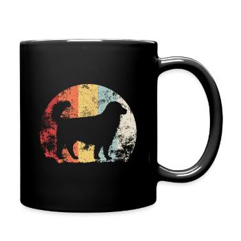 Chien Golden Retriever - Mug uni - noir - Droite
