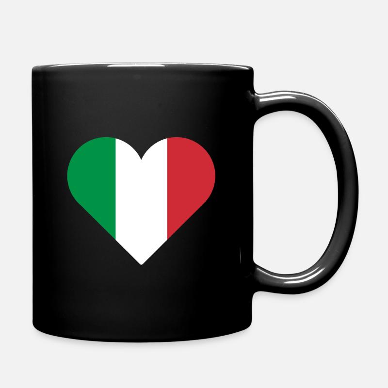 Italien - Tasse einfarbig - Schwarz