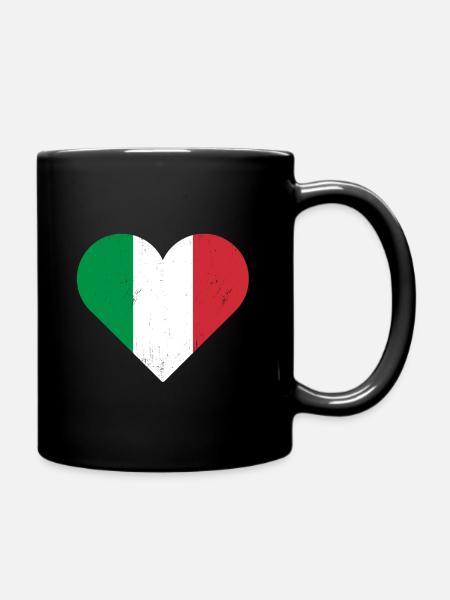 Italy - Full Colour Mug - black