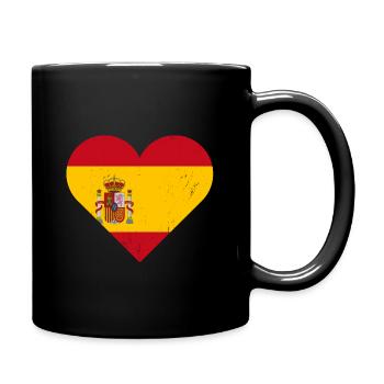 Espagne - Mug uni - noir - Droite