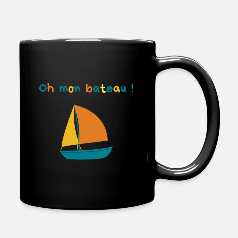 oh mon bateau collection - Mug uni - noir
