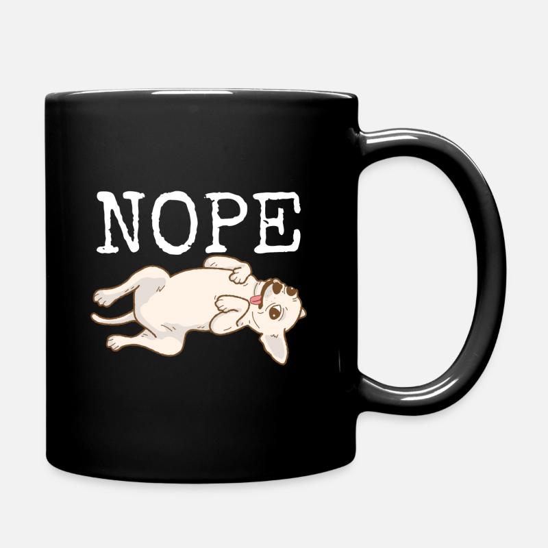 Chihuahua Nope - Full Colour Mug - black