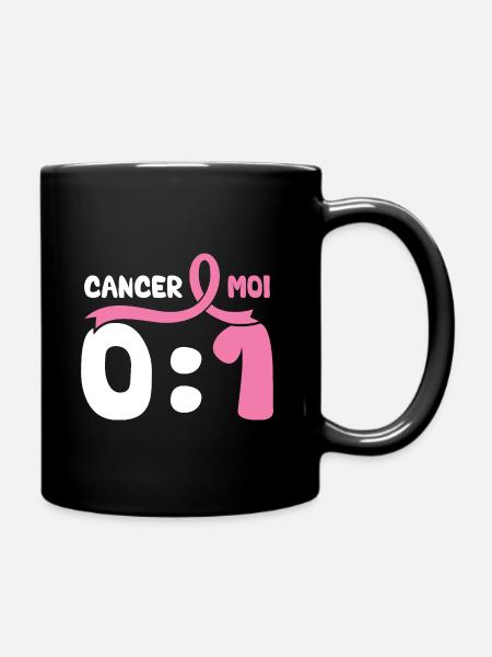 Femme Cancer 0 Moi 1 - Mug uni - noir
