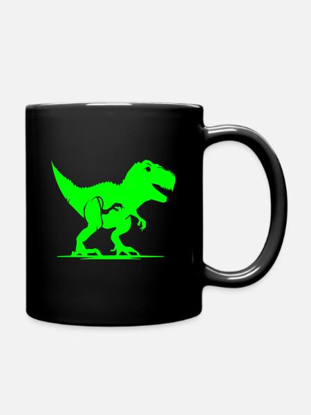 Dinosaure Trex - Mug uni - noir