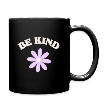 be kind - Full Colour Mug - black - Right
