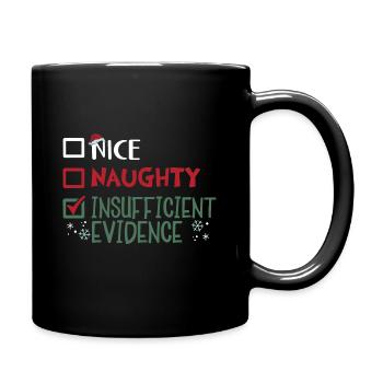 Christmas Xmas Saying Humor Funny Funny - Full Colour Mug - black - Right