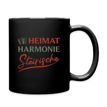 Accordion Home Styrian Music - Full Colour Mug - black - Right