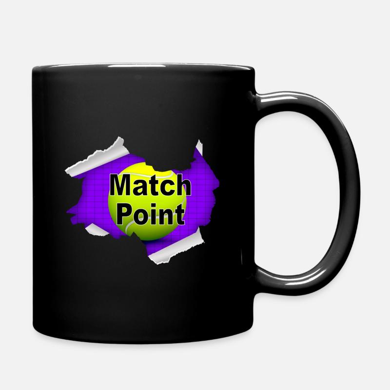 Tennis - Full Colour Mug - black