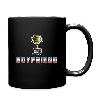 Freund Paare Liebe Beziehung Partner Geschenkidee - Tasse einfarbig - Schwarz - Rechts