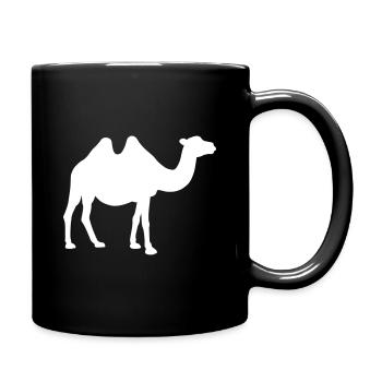 Camel silhouette - Full Colour Mug - black - Right