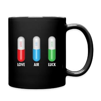 Pills for Love Air Luck - Full Colour Mug - black - Right
