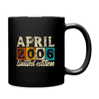 Edition Limitée Avril 2006 - Anniversaire - Mug uni - noir - Droite