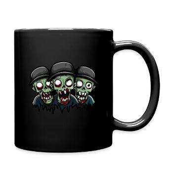 Zombies Halloween - Full Colour Mug - black - Right