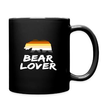 Ours amoureux GAY LGBT PRIDE HOMOSEXUAL - Mug uni - noir - Droite