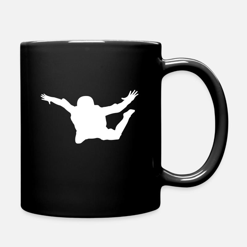 Skydiver - Full Colour Mug - black