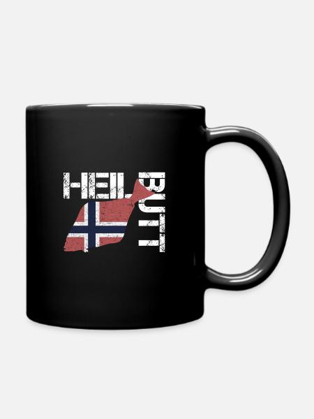 Heilbutt Norwegen - Tasse einfarbig - Schwarz